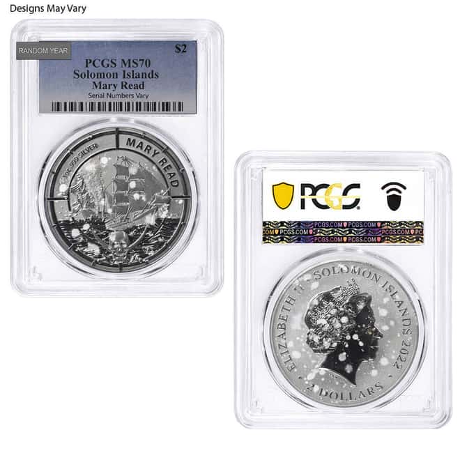 MILKY - 1 oz Silver Coin Random Mint NGC/PCGS MS/SP/PF 70 (Random Design/Year)
