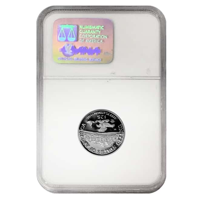 2002 W 1.85 oz Proof Platinum American Eagle 4-Coin Set NGC PF 69 UCAM