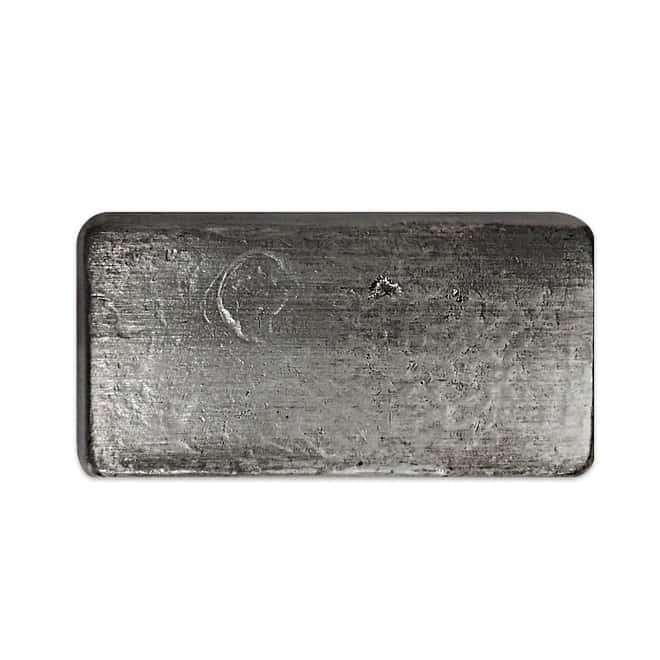 5 oz Bullion Exchanges Silver Hand Poured Bar .999 Fine (Antiqued)