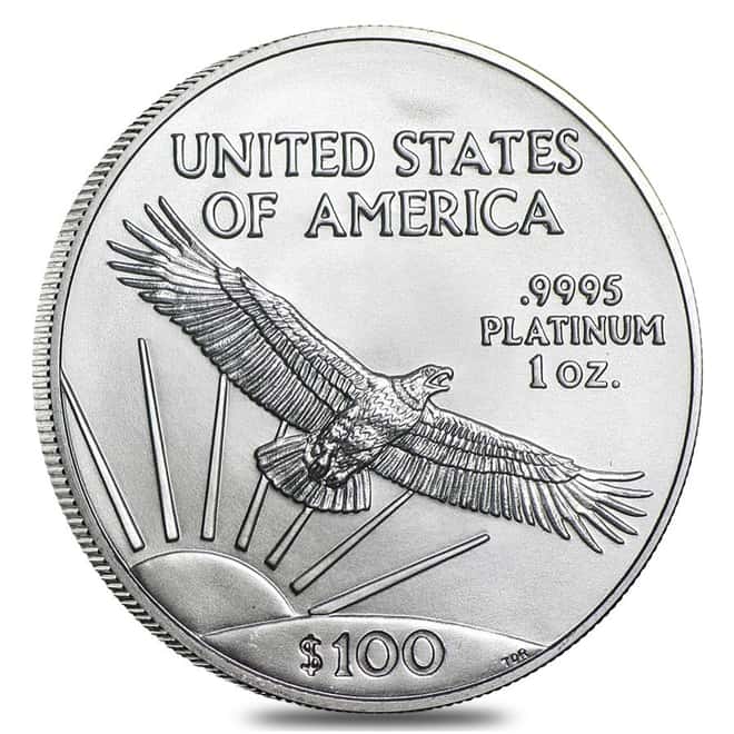 2017 1 oz Platinum American Eagle $100 Coin BU