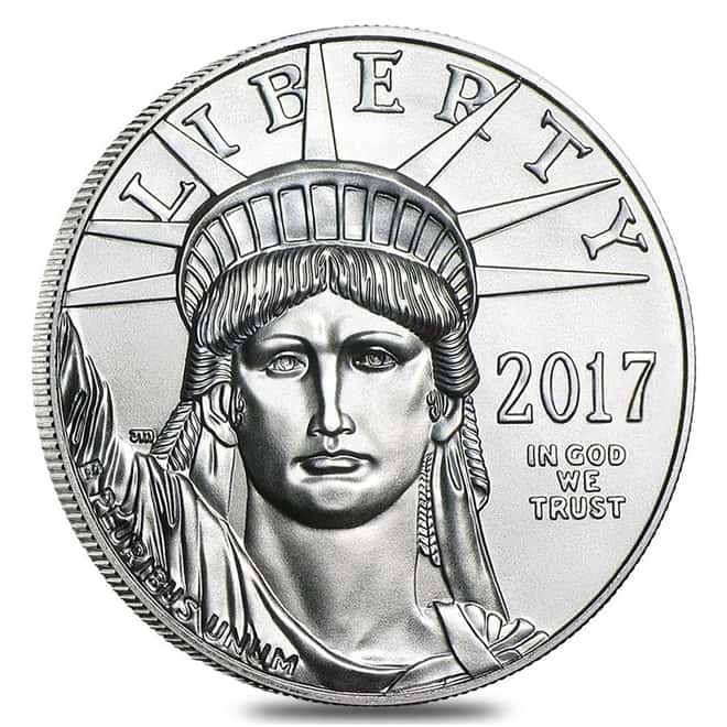 2017 1 oz Platinum American Eagle $100 Coin BU