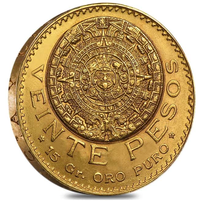 20 Peso Mexican Gold Coin AU/BU (Random Year)