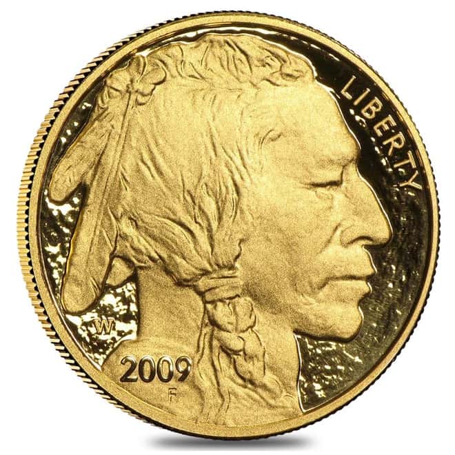 2009 W 1 oz $50 Gold American Buffalo Proof Coin w/ Box