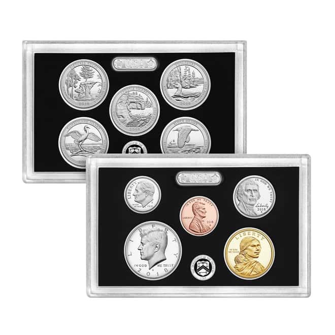 2018-S US Mint Silver Proof 10-Coin Set (w/Box & COA) 