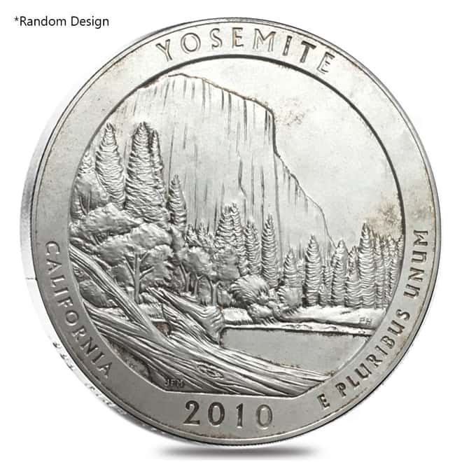 5 oz Silver America the Beautiful ATB Coin Random Design (Scruffy)
