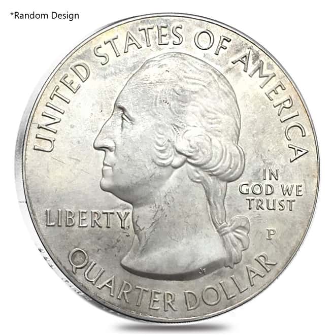 5 oz Silver America the Beautiful ATB Coin Random Design (Scruffy)