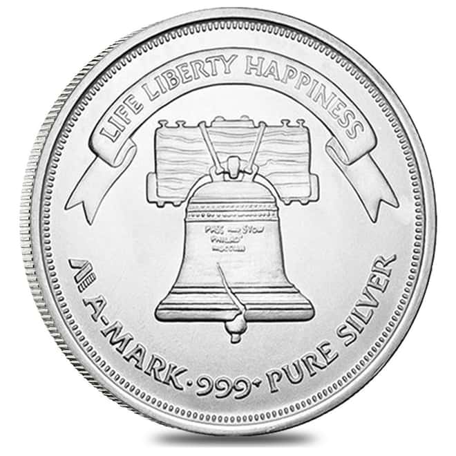 A-Mark 1 oz Silver Round .999 Fine