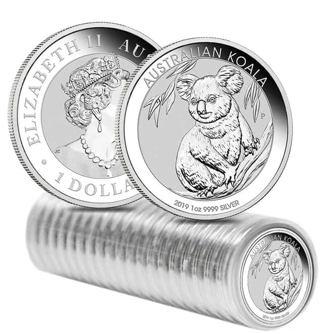 2019 1 oz Silver Australian Koala Perth Mint .9999 Fine BU In Cap