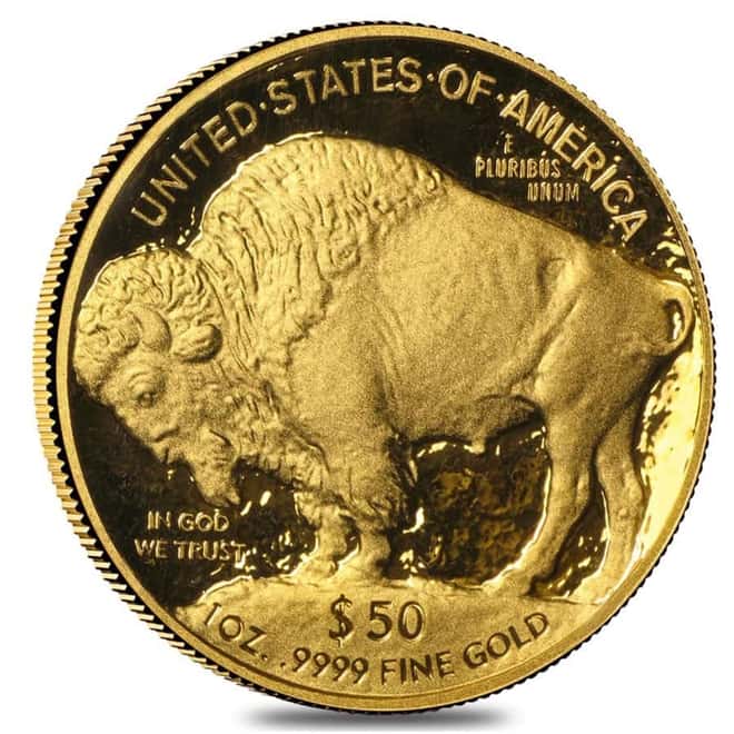 2015 W 1 oz $50 Proof Gold American Buffalo (w/Box & COA)