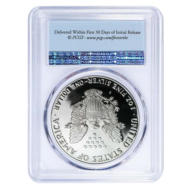 2018-S 1 oz Proof Silver American Eagle PCGS PF 70 DCAM First Strike