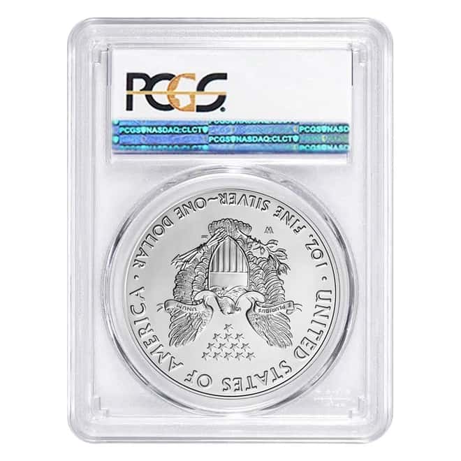 2019-W 1 oz Burnished Silver American Eagle PCGS SP 69 First Strike (WP Label) 