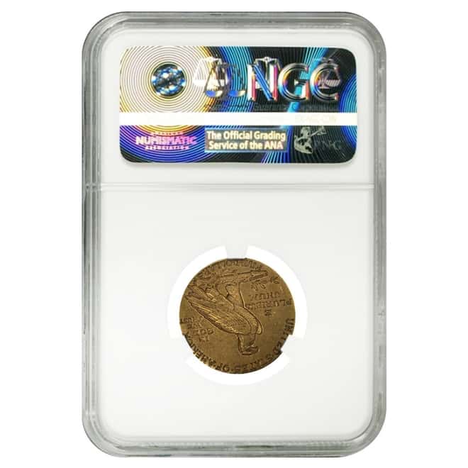 $5 Gold Half Eagle Indian Head NGC AU 53 (Random Year)