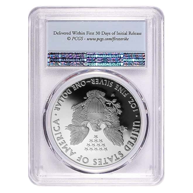 2019-W 1 oz Proof Silver American Eagle PCGS PF 70 DCAM First Strike