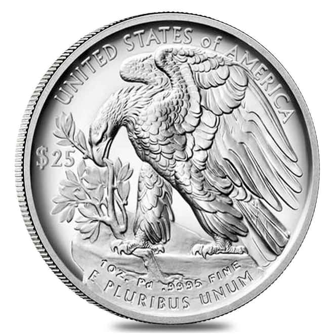 2018-W 1 oz Proof Palladium American Eagle $25 Coin (w/Box & COA)