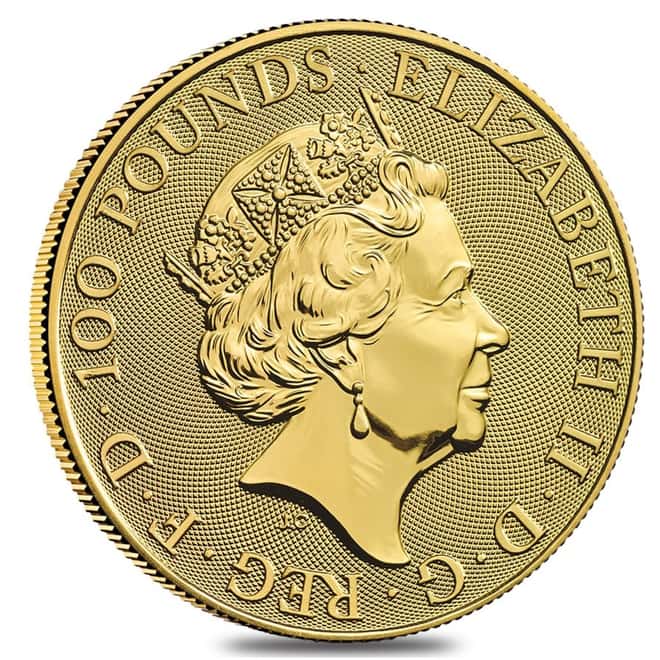 2019 Great Britain 1 oz Gold Year of the Pig Coin .9999 Fine BU