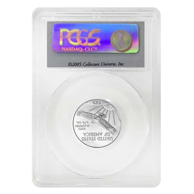 2005 1/4 oz Platinum American Eagle PCGS MS 69 First Strike