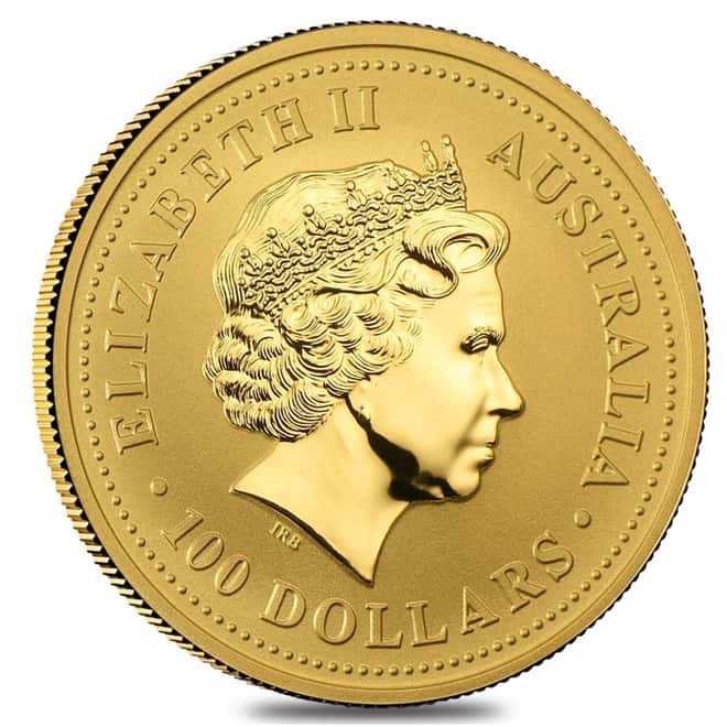 2002 1 oz Gold Lunar Year of The Horse BU Australia Perth Mint (Series I)