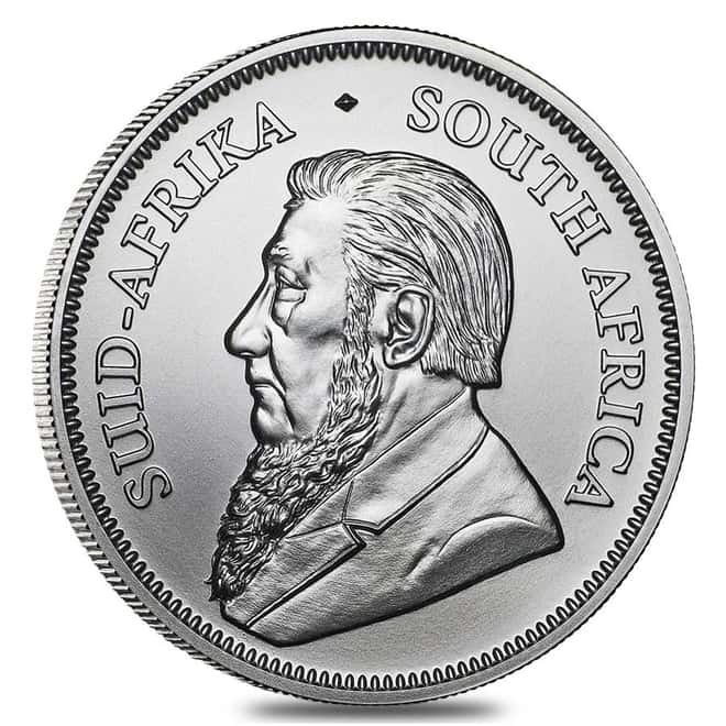 Roll of 25 - 2018 South Africa 1 oz Silver Krugerrand BU (Tube, Lot of 25)