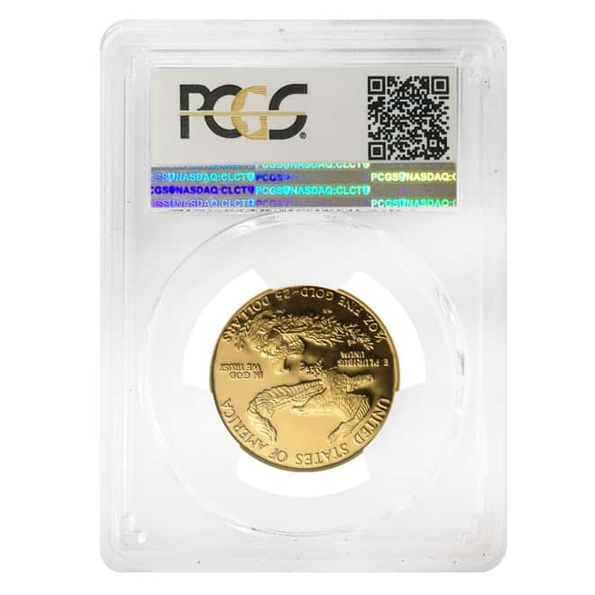 1987 P 1/2 oz $25 Proof Gold American Eagle PCGS PF 69 DCAM