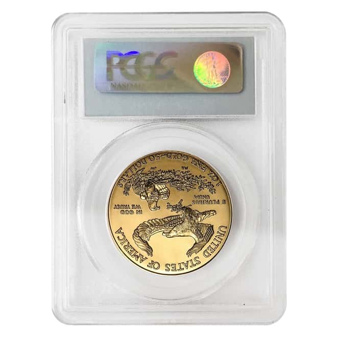2001 1 oz $50 Gold American Eagle PCGS MS 69