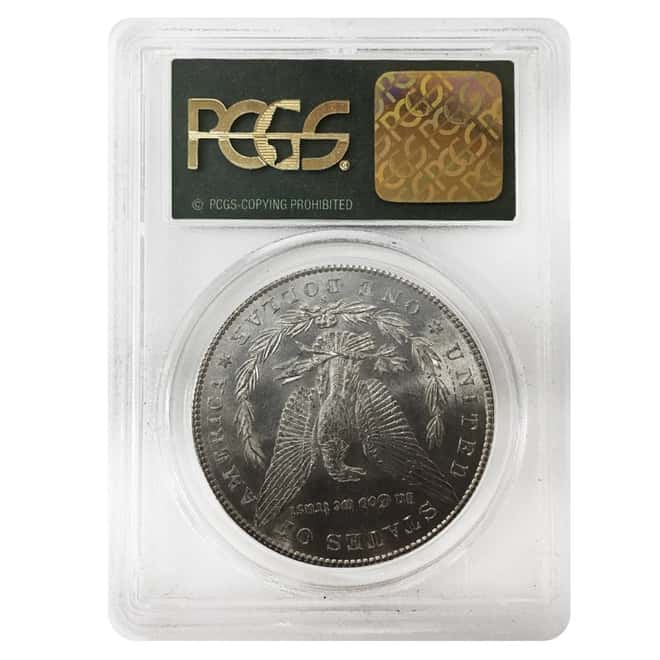1878-1904 Morgan Silver Dollar $1 PCGS MS 65 (Random Year)