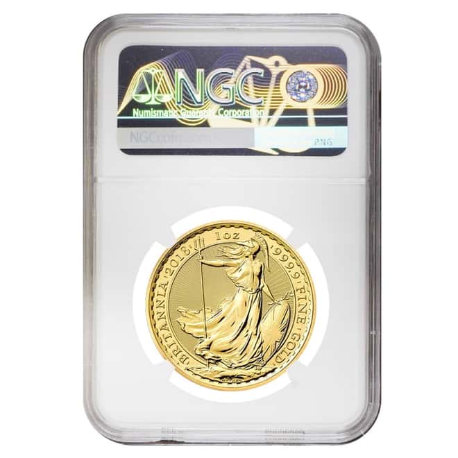 2017 Great Britain 1 oz Gold Britannia Coin NGC MS 67 Mint Error
