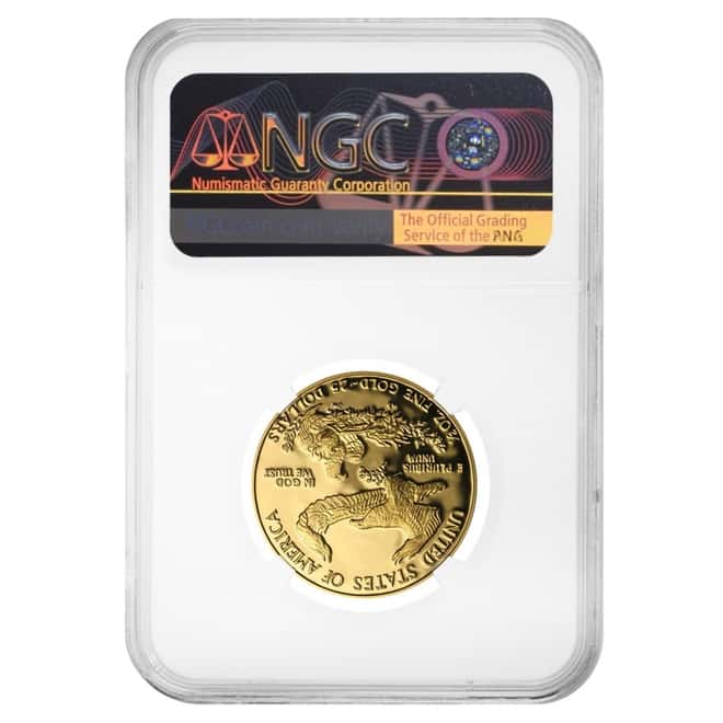 1992 P 1/2 oz $25 Proof Gold American Eagle NGC PF 69 UCAM Mint Error 