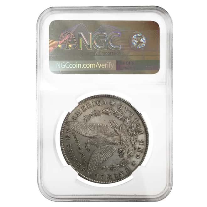 1878 CC Silver Morgan Dollar NGC UNC Details Mint Error