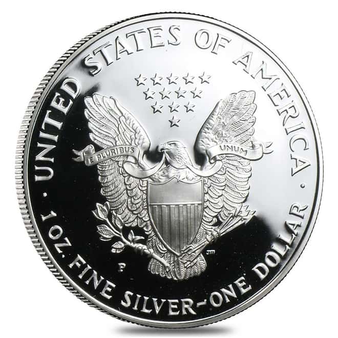 1998-P 1 oz Proof Silver American Eagle (w/Box & COA)