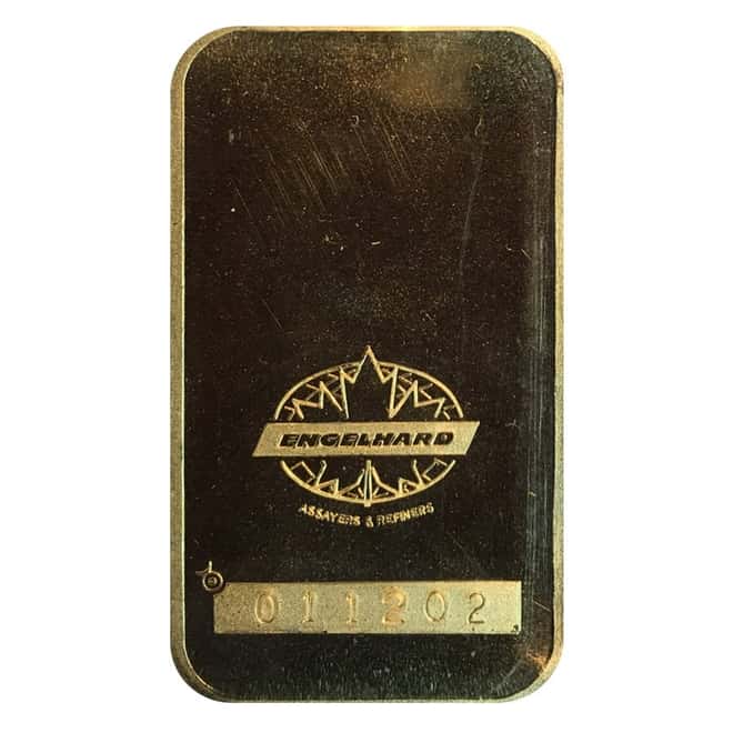 1 oz Engelhard Scotiabank Gold Vintage Bar .9999 Fine (Sealed)