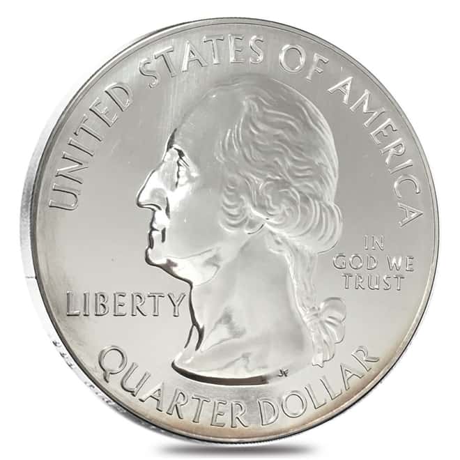 2014 5 oz Silver America the Beautiful ATB Virginia Shenandoah National Park Coin