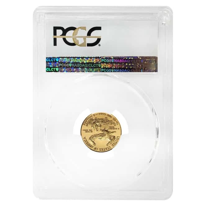 2017 1/10 oz Gold American Eagle PCGS MS 70 First Strike - West Point