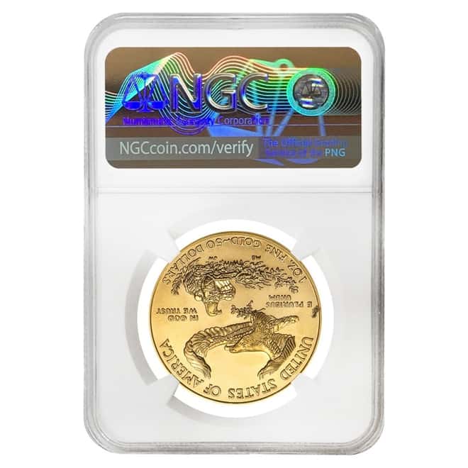 2009 1 oz $50 Gold American Eagle NGC MS 69 Mint Error 