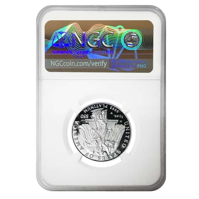 2008 W 1/2 oz $50 Platinum American Eagle Proof Coin NGC PF 70 UCAM