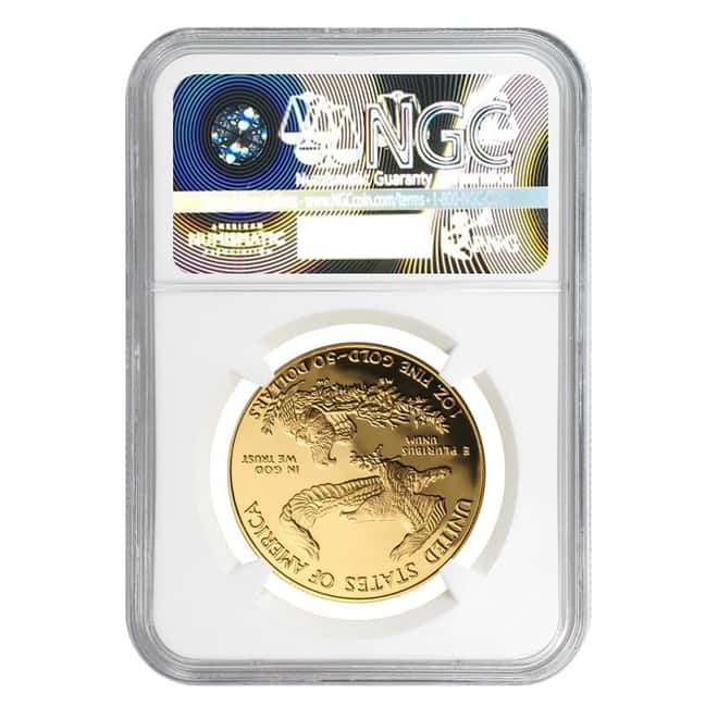 1997 W 1 oz $50 Proof Gold American Eagle NGC PF 70 UCAM