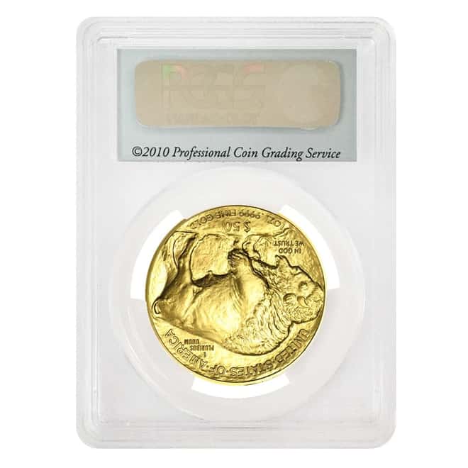 2011 1 oz $50 Gold American Buffalo PCGS MS 70