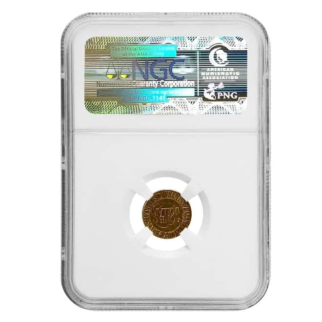 1915 S Panama Pacific Gold $1 Commemorative Coin NGC MS 65