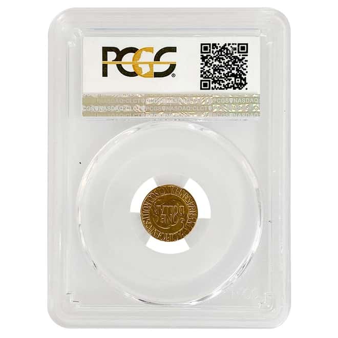 1915 S Panama Pacific Gold $1 Commemorative Coin PCGS MS 64