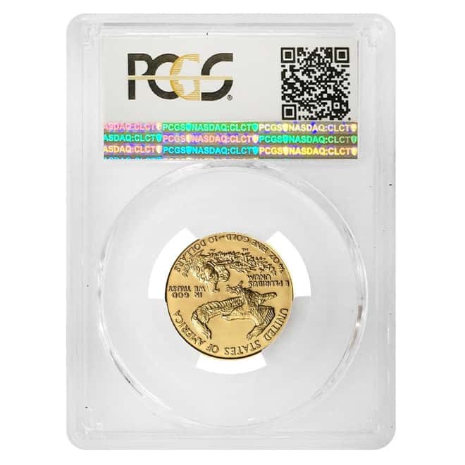1991 1/4 oz $10 Gold American Eagle PCGS MS 69