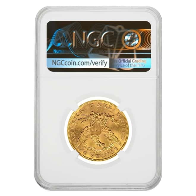 1894 $10 Liberty Head Gold Eagle Coin NGC MS 63