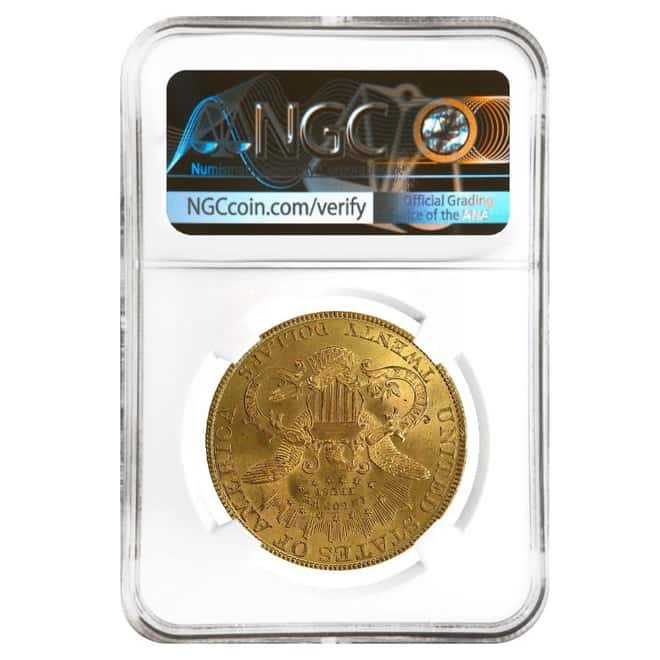 1895 $20 Liberty Head Double Eagle Gold Coin NGC MS 62