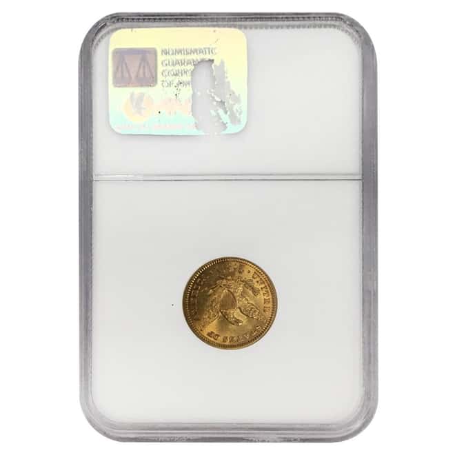 1906 $2.5 Liberty Head Gold Quarter Eagle Coin NGC MS 63