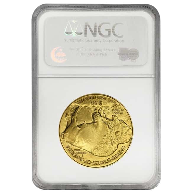 2007 1 oz $50 Gold Buffalo NGC MS 70 Early Releases