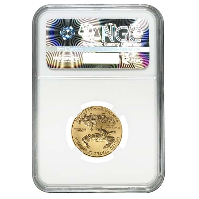 2016 1/4 oz $10 Gold American Eagle NGC MS 70