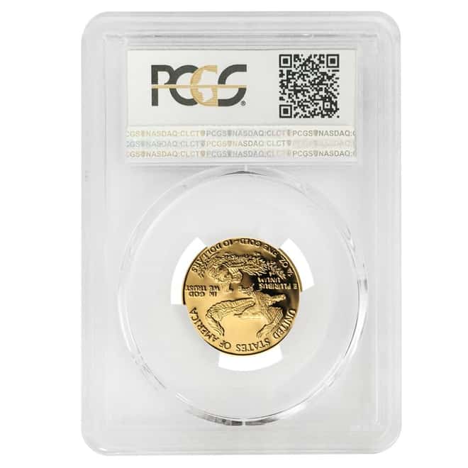1997 W 1/4 oz $10 Proof Gold American Eagle PCGS PF 70 DCAM