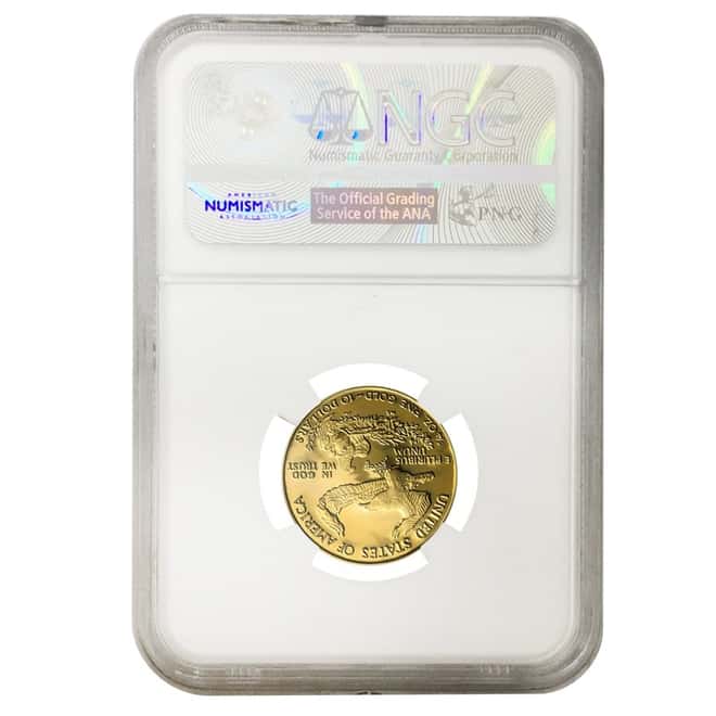 2008 W 1/4 oz $10 Proof Gold American Eagle NGC PF 70 UCAM (Saint-Gaudens Sign Label)