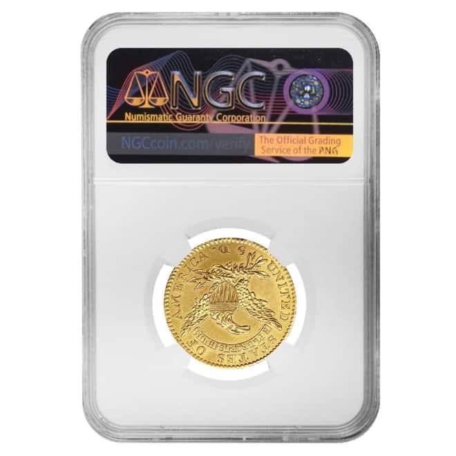 1813 $5 Capped Bust Half Eagle Gold Coin NGC MS 62+