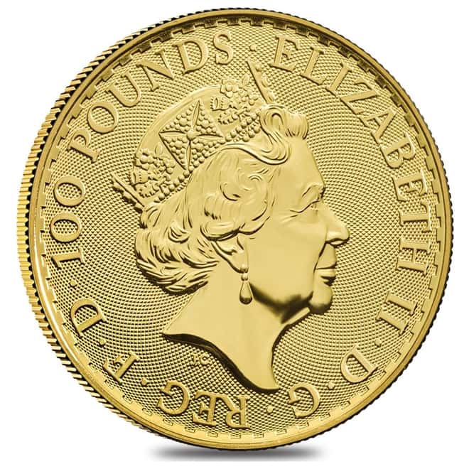2019 Great Britain 1 oz Gold Britannia Oriental Border Coin .9999 Fine BU