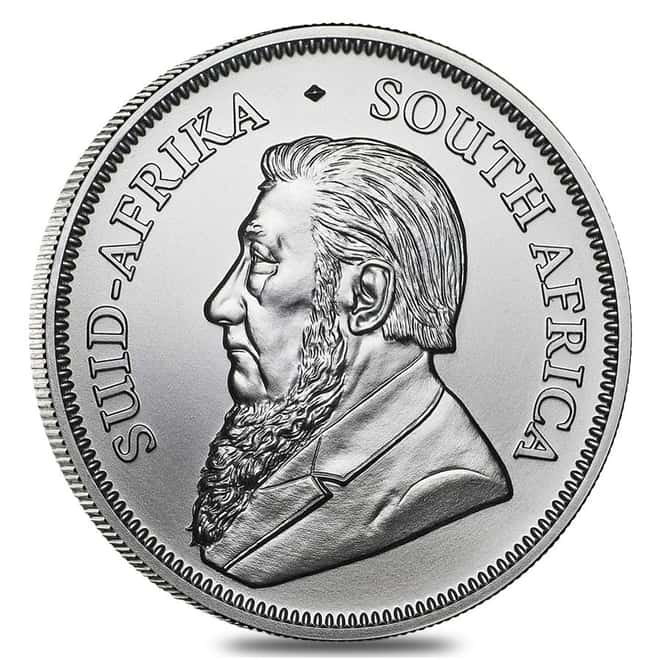 Roll of 25 - 2020 South Africa 1 oz Silver Krugerrand BU (Tube, Lot of 25)
