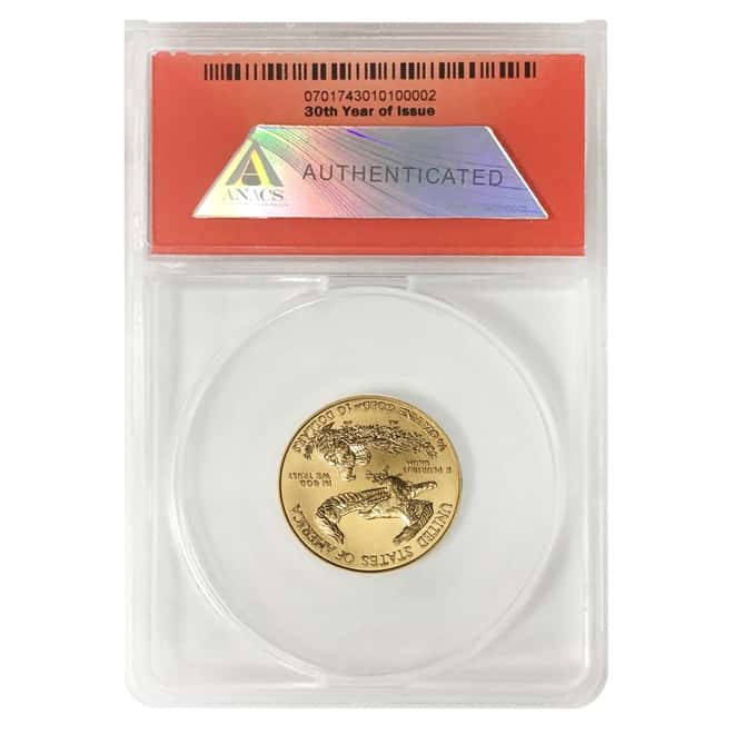 2015 1/4 oz $10 Gold American Eagle ANACS MS 70 First Release
